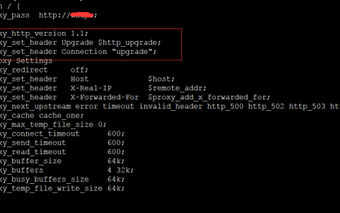 nginx 反向代理Signalr Websocket，错误500解决方案教程
