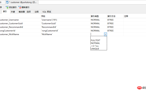 navicat如何为表添加索引？（图文）-navicat教程-学派吧