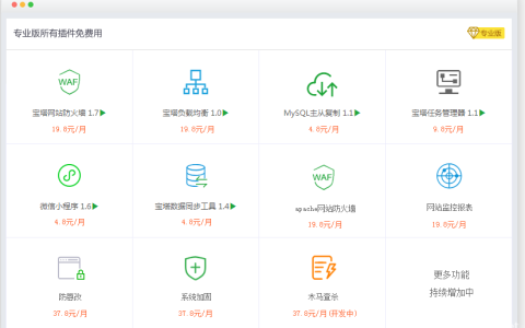 分享linux最好用的宝塔面板一键部署价值3188代金券-简单方便
