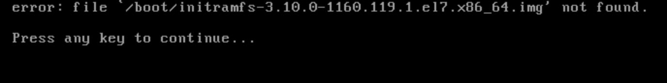 腾讯云linux系统 initramfs 或 initrd 损坏/丢失